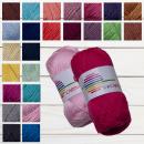 GB wool CARINA cotton mercerized knitting wool knitting yarn crochet yarn 50g 125m
